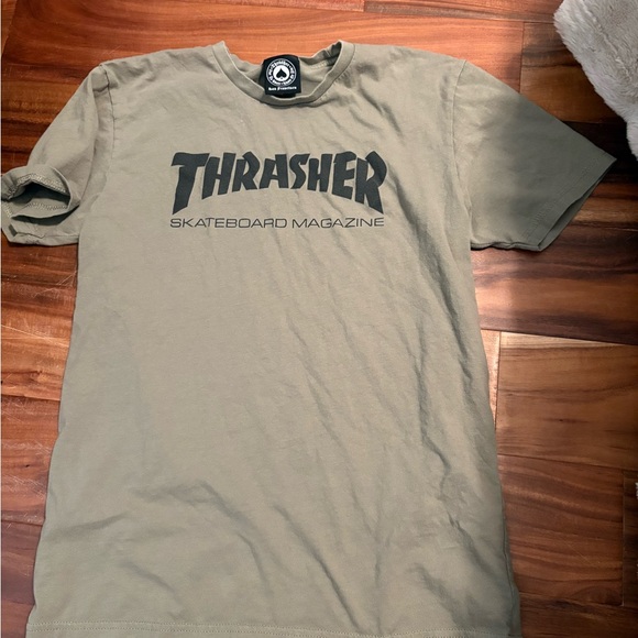 Thrasher Khaki‎ Men's Short Sleeve Tee (41) - Picture 1 of 3